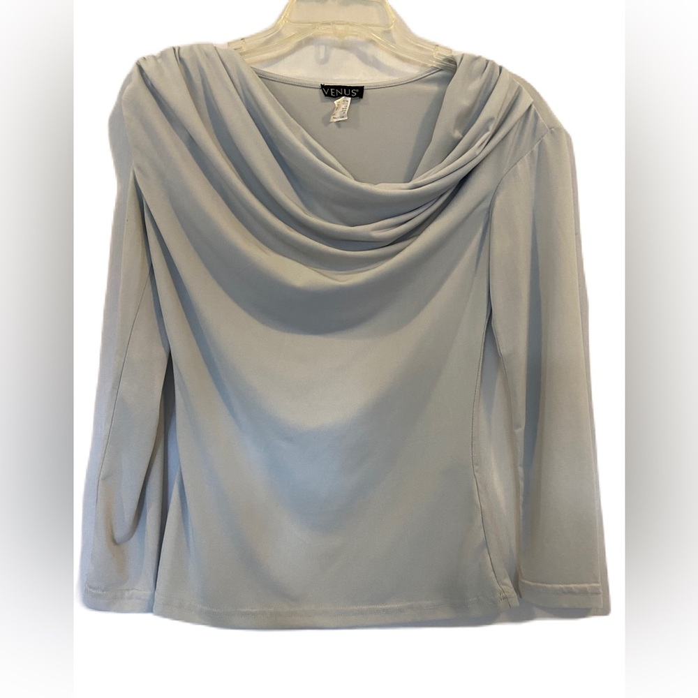 VENUS GRAY COWL NECK  TOP